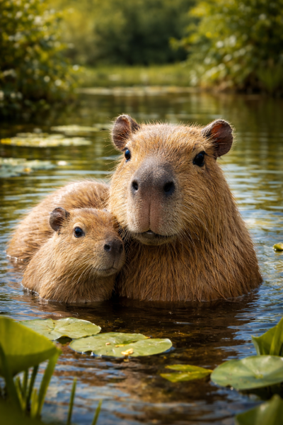 Tierpatenschaft Capybara inkl. einer Tageskarte